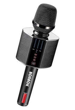 Karaoke Microphone, Portable Wireless Bluetooth Karaoke Mic for Adults&Kids Car Home Outdoor Party