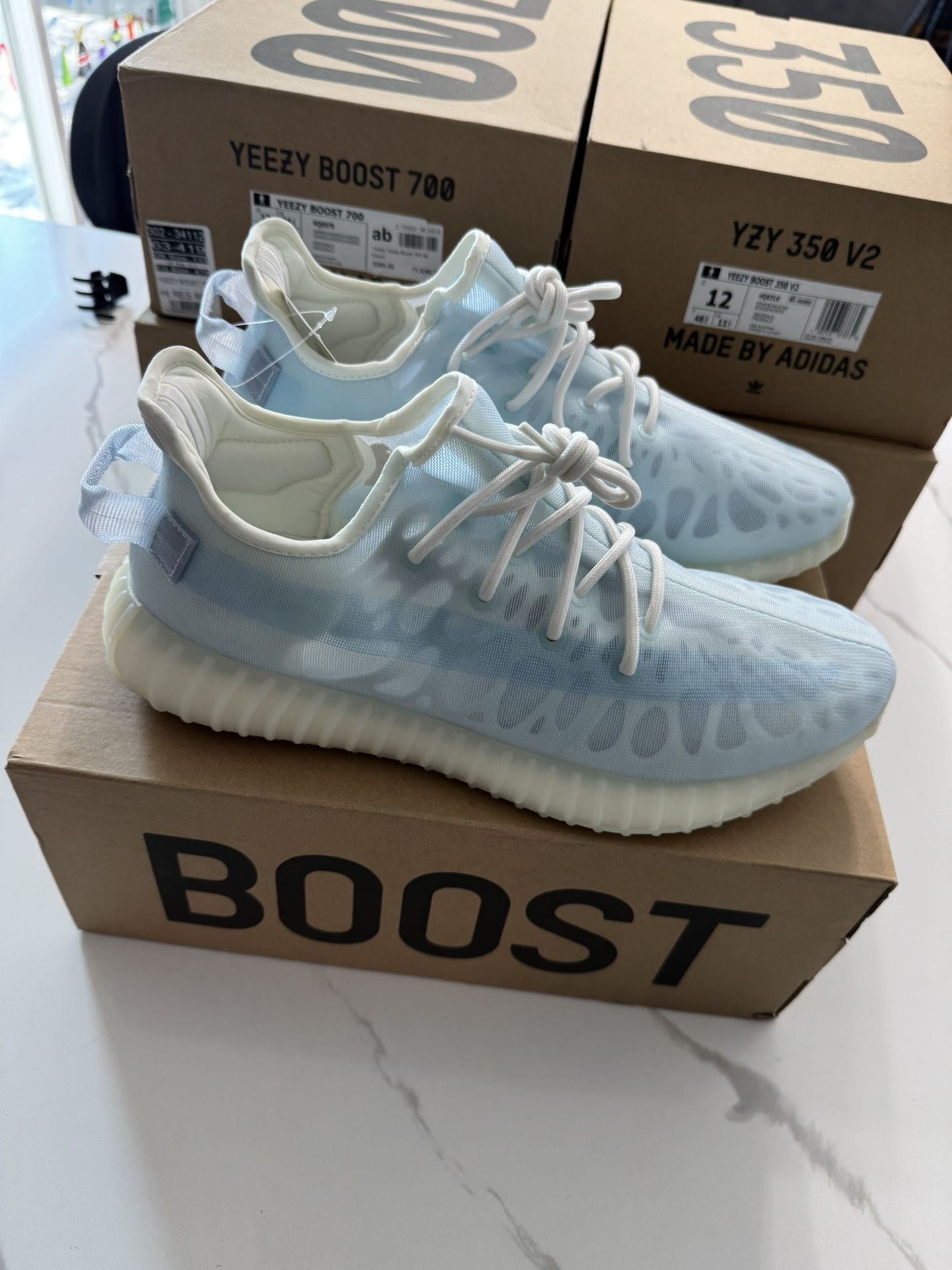 Adidas Yeezy Boost 350 V2 Mono Ice Size 13 Men
