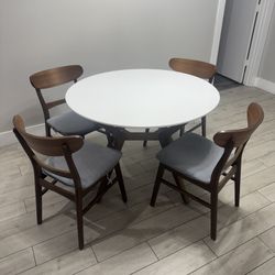 Table And 4 Chairs