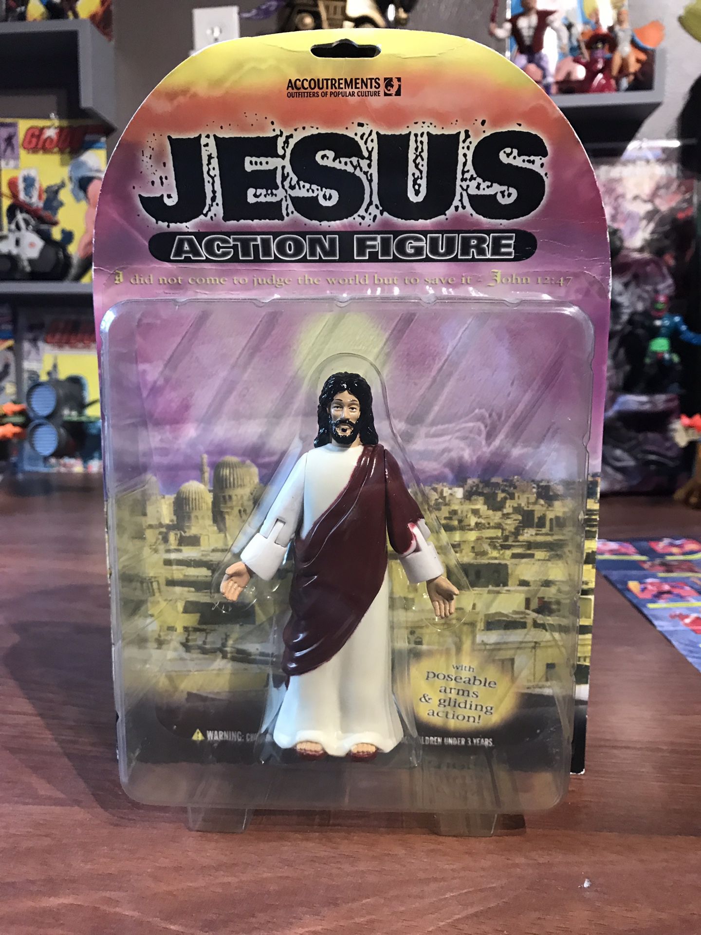 Jesus Action Figure over 10 years old in sealed box!