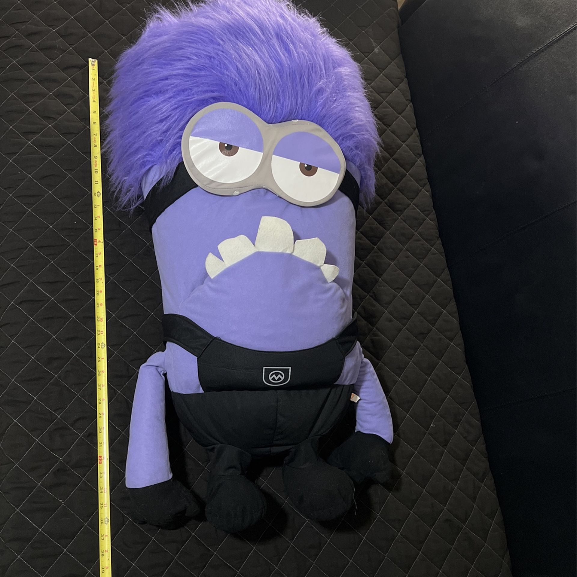 Jumbo Size Plush Despicable ME2 Evil Minion 2 Eyes Purple