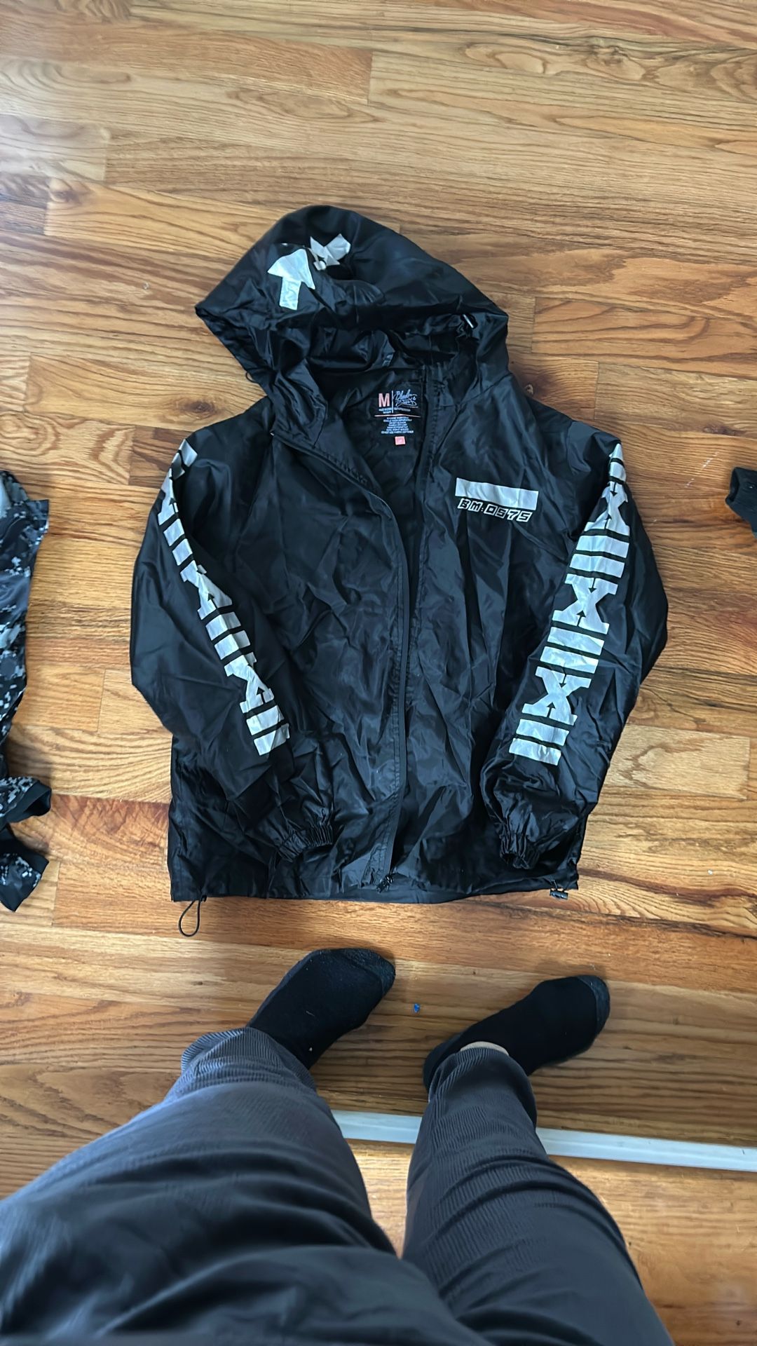 Bleeker & Mercer Windbreaker Jacket Size M 