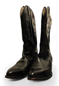 Dan post black cowboy boots 11 EW