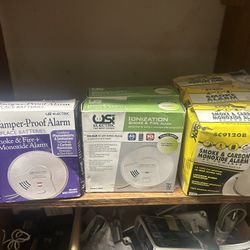 Six Smoke Detectors Smokes Carbon Monoxide 