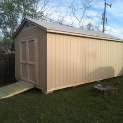 10x20 Gable Style Shed With Ramp
