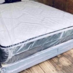Queen Size Mattress Double Sides Orthopedic Brand New( Box Spring Included)Delivery Available 
