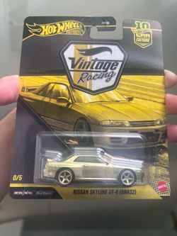 Hot Wheels Premium Car Culture Vintage Racing Nissan Skyline GT-R BNR32 Chase