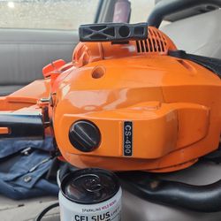 201 6 Echo 50.2cc Cs490 Chainsaw With Custom Leather Cover With Tools 