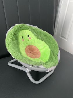 Avocado Plush Mini Saucer Doll Chair or for Decor Display