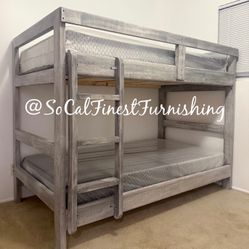 Twin Bunk Bed And Mattress