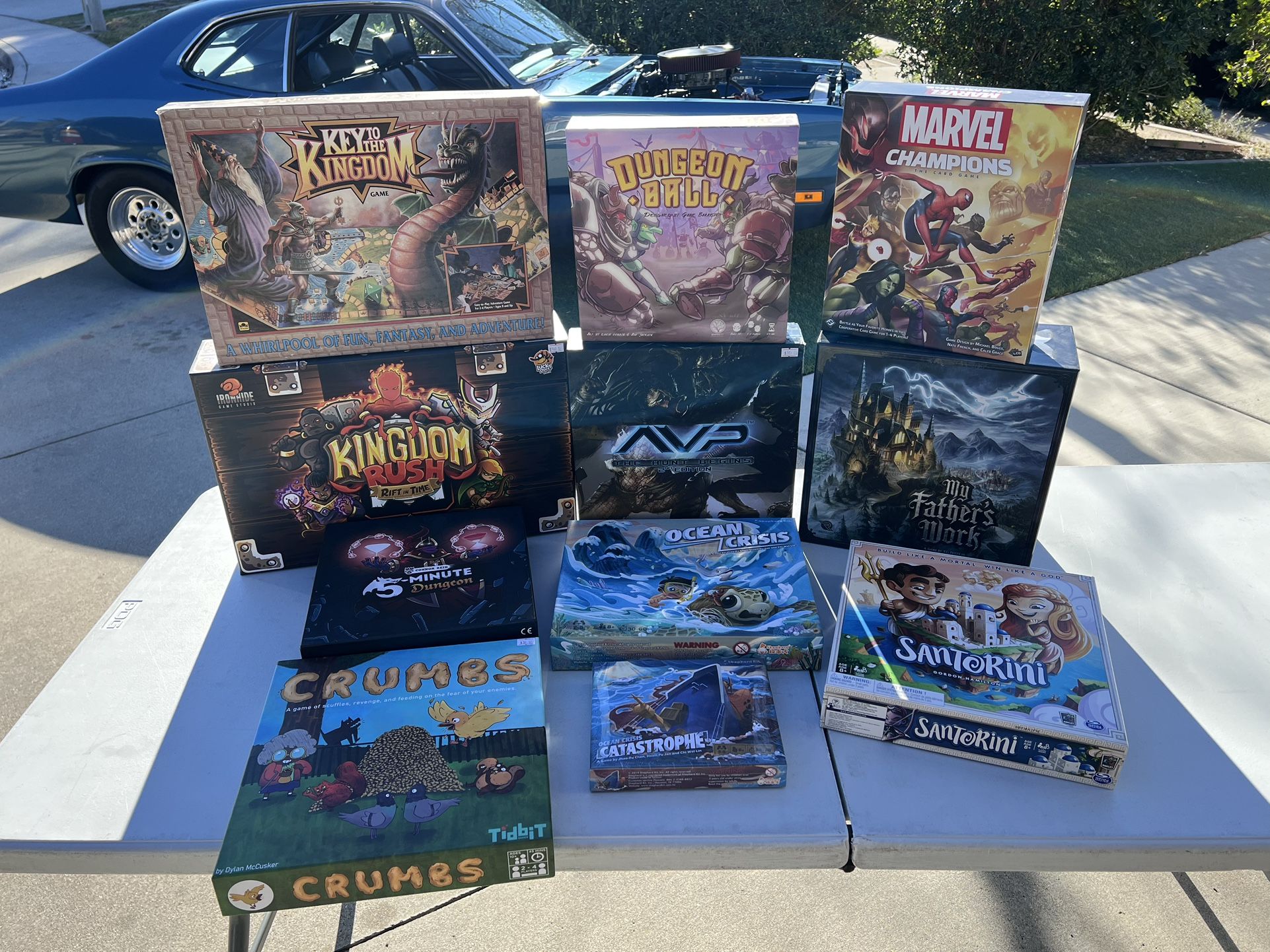 Selling Various Board Games To Make Room For New Ones
