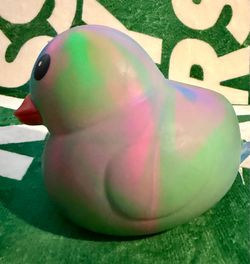 Sunny Days Viral Rainbow Jumbo Squeeezy Tye Dye Duck Squish Toy Squeezy TikTok