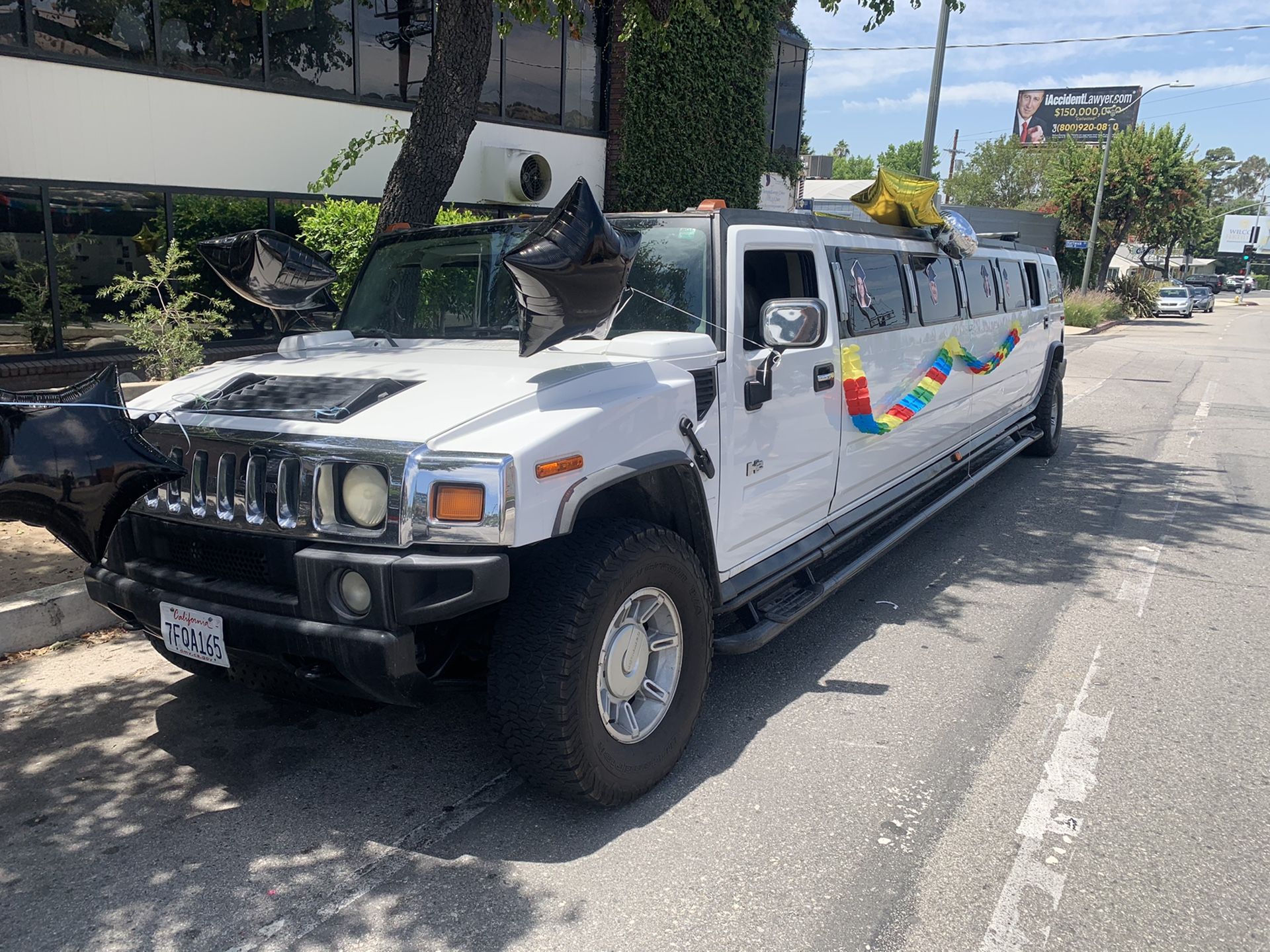 Limo party bus