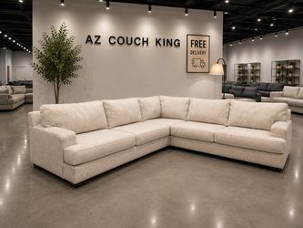 Oversized Cream Sectional Couch-FREE DELIVERY 🚚