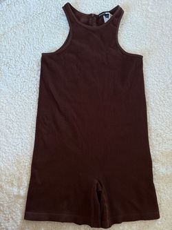 Brown romper