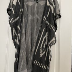 One Size Womens Poncho 