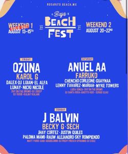 Baja Beach Fest Week 1