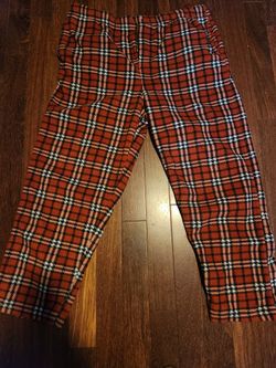 Mens plaid print sleepwear pants