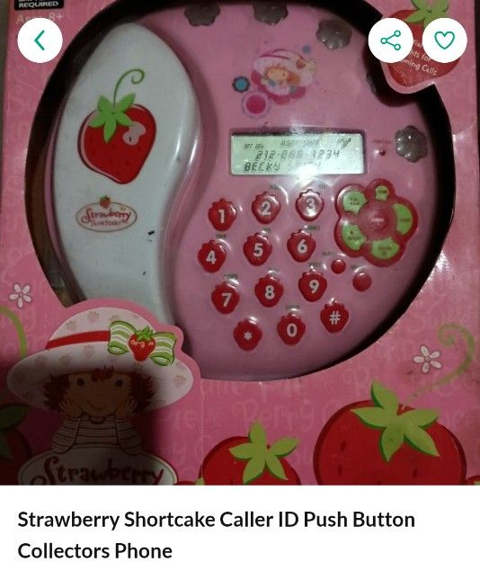 Strawberry Shortcake Phone Brand New In Box 