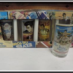 Signature Product Elvis Presley  Pub Glasses. (4) 16 Oz Glasses 