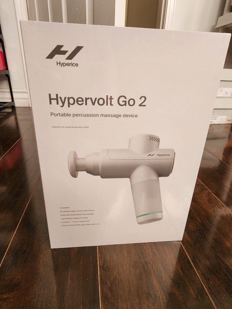 Hyperice Hypervolt Go 2 (Artic Grey) - Brand New, Sealed