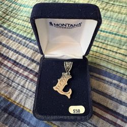 Brand New Sterling Silver “L” For Any Necklace - appx 1”