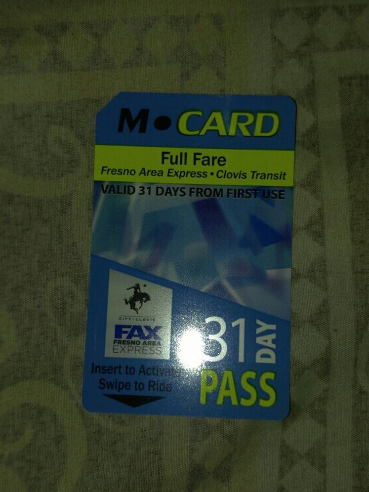 Bus Pass January