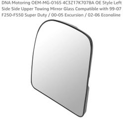 Driver's Side Rear View Mirror Ford Super Duty Excursion Econoline