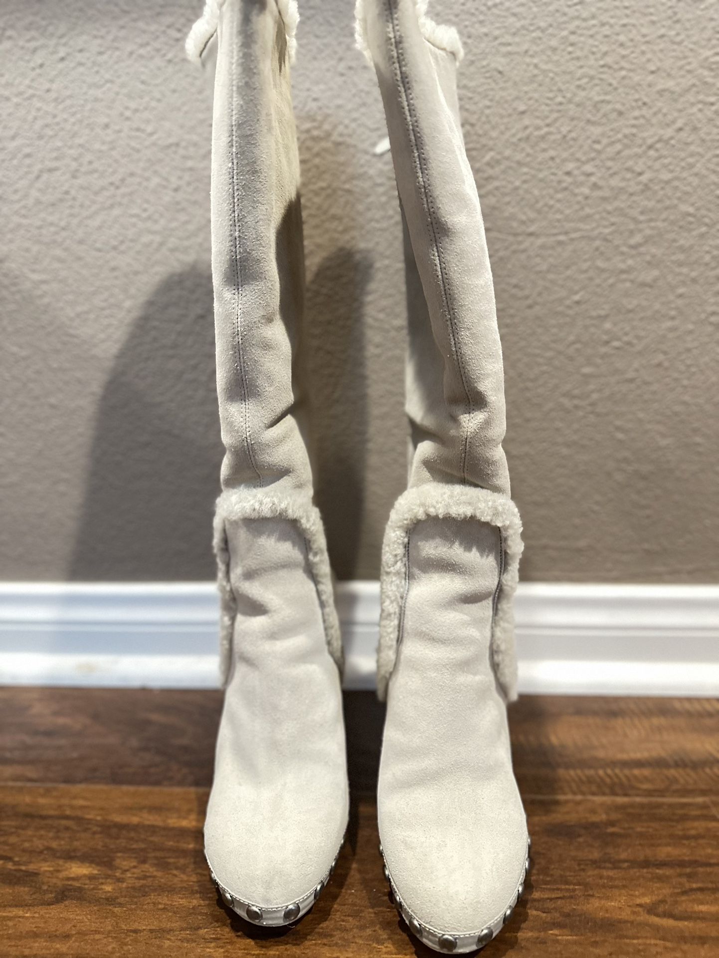 Gseries suede all fur inside boots