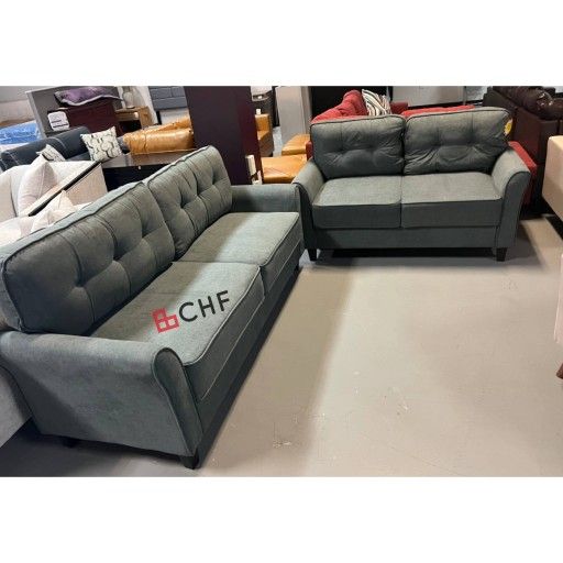 2 Pc Fabric Sofa And Loveseat Set - Limited Time Offer