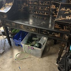 Antique Asian Secretary Desk 