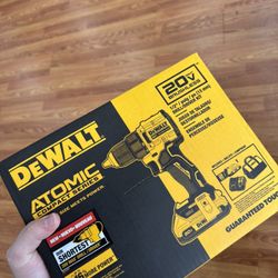 DeWalt 20V MAX ATOMIC 20 V 1/2 in. Brushless Cordless Compact Drill Kit (Battery & Charger)