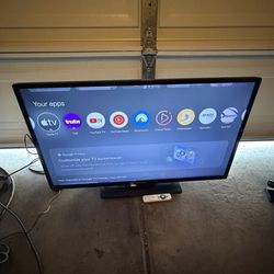 40in Tv W/Google Tv Box