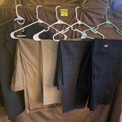 Group 7 Used Men’s Pants And Suit Coat