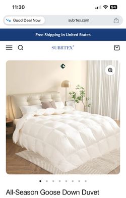 Goose Down Duvet Queen