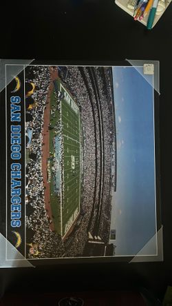 San Diego  Chargers Stadium Portrait.