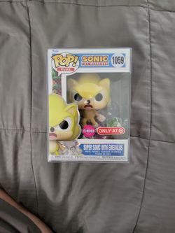 Sonic The Hedgehog Super Sonic With Emeralds Funko Pop Plus