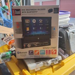 DVD MULTI- MEDIA RECEIVER WITH Bluetooth  7"  DIGITAL LCD TOUCH SCREEN