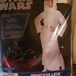 STAR WARS Adult Princess Leia Hooded Costume