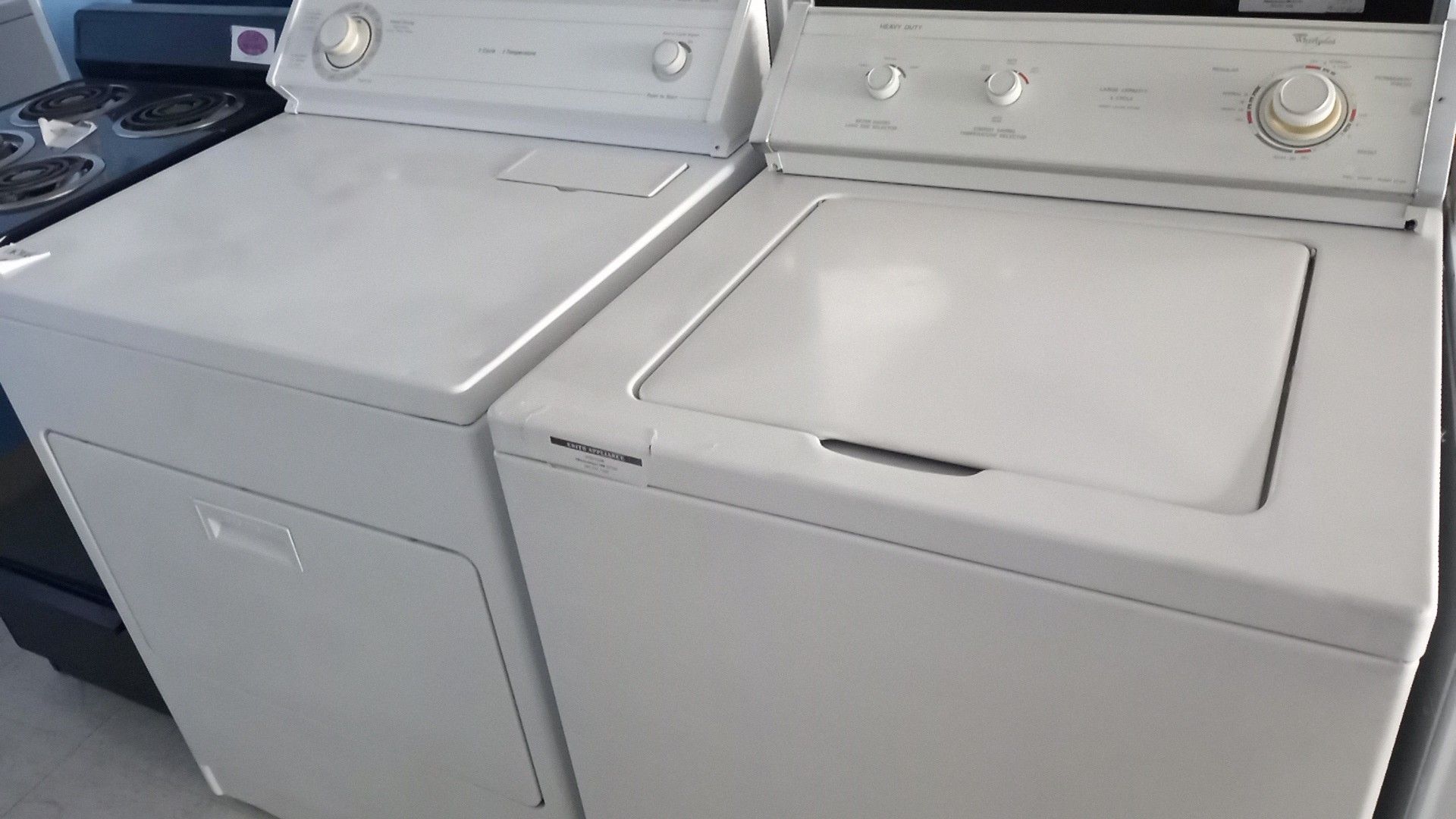 Whirlpool washer and dryer set