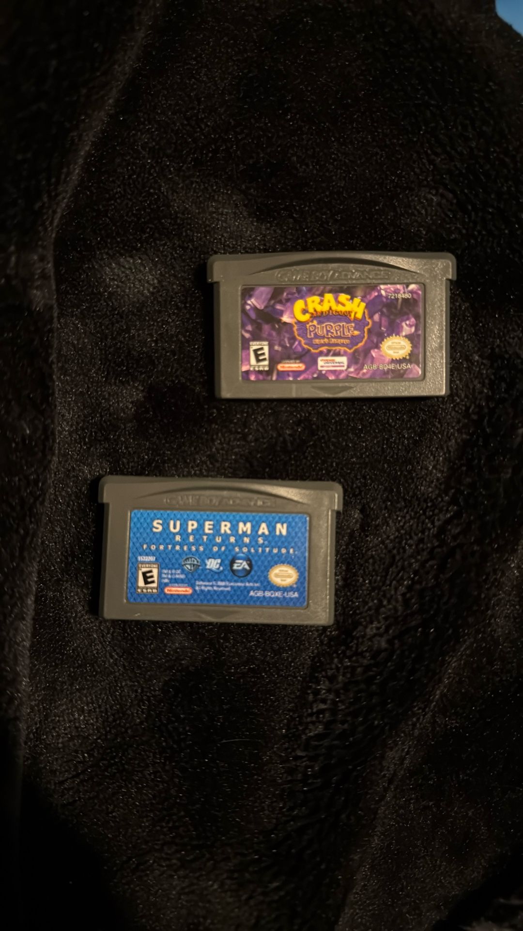 Crash Purple & Superman Returns (Cartridge) GBA