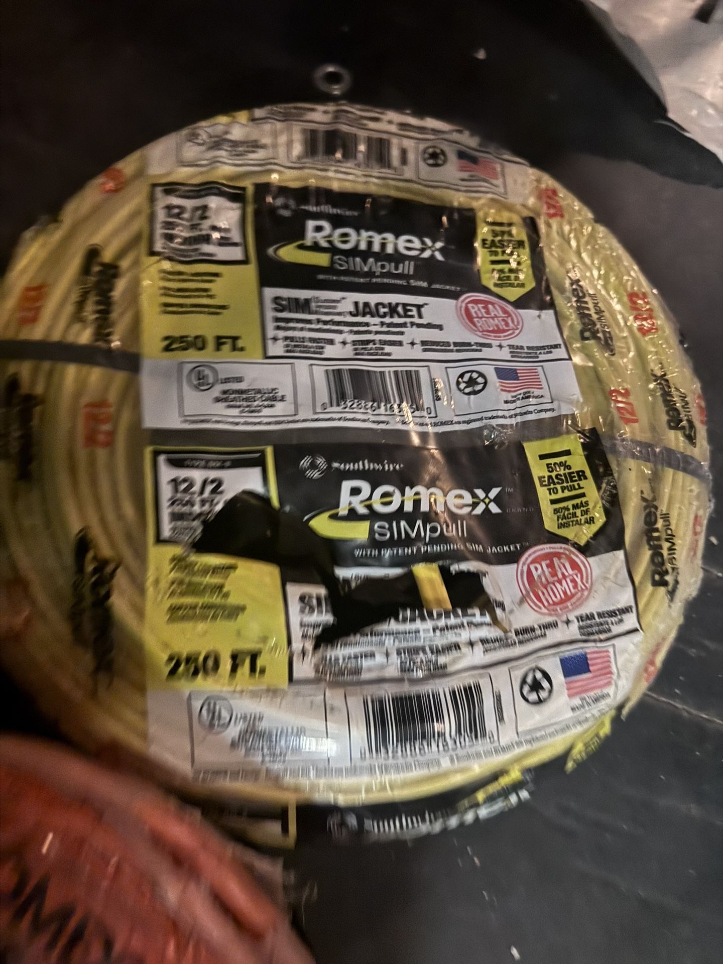230’ Of Romex 12/2 Electrical Wire