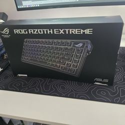 ASUS ROG Azoth Extreme 75 Custom Gaming Keyboard + Glorious Coiled USB Cable