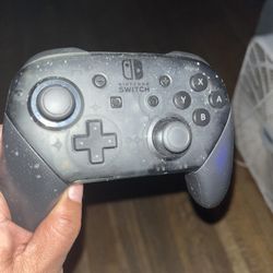 Black  Pro Controller For Nintendo Switch  