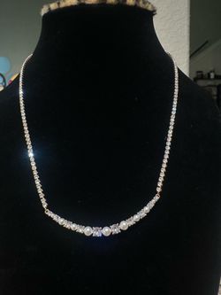 ✨ Elegant Pearl & CZ Necklace – Bridal / Dressy ✨