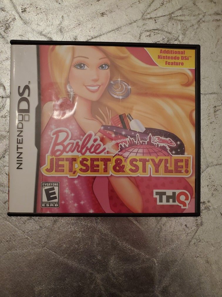 Barbie: Jet Set And Style Nintendo DS DS Lite 3DS 2DS.