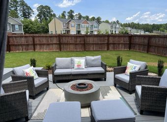 All weather patio set