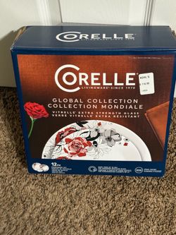 Corelle 12 pc dinner set