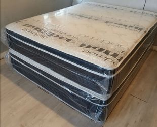 $200 Queen pillow top mattress only brand new free delivery same-day