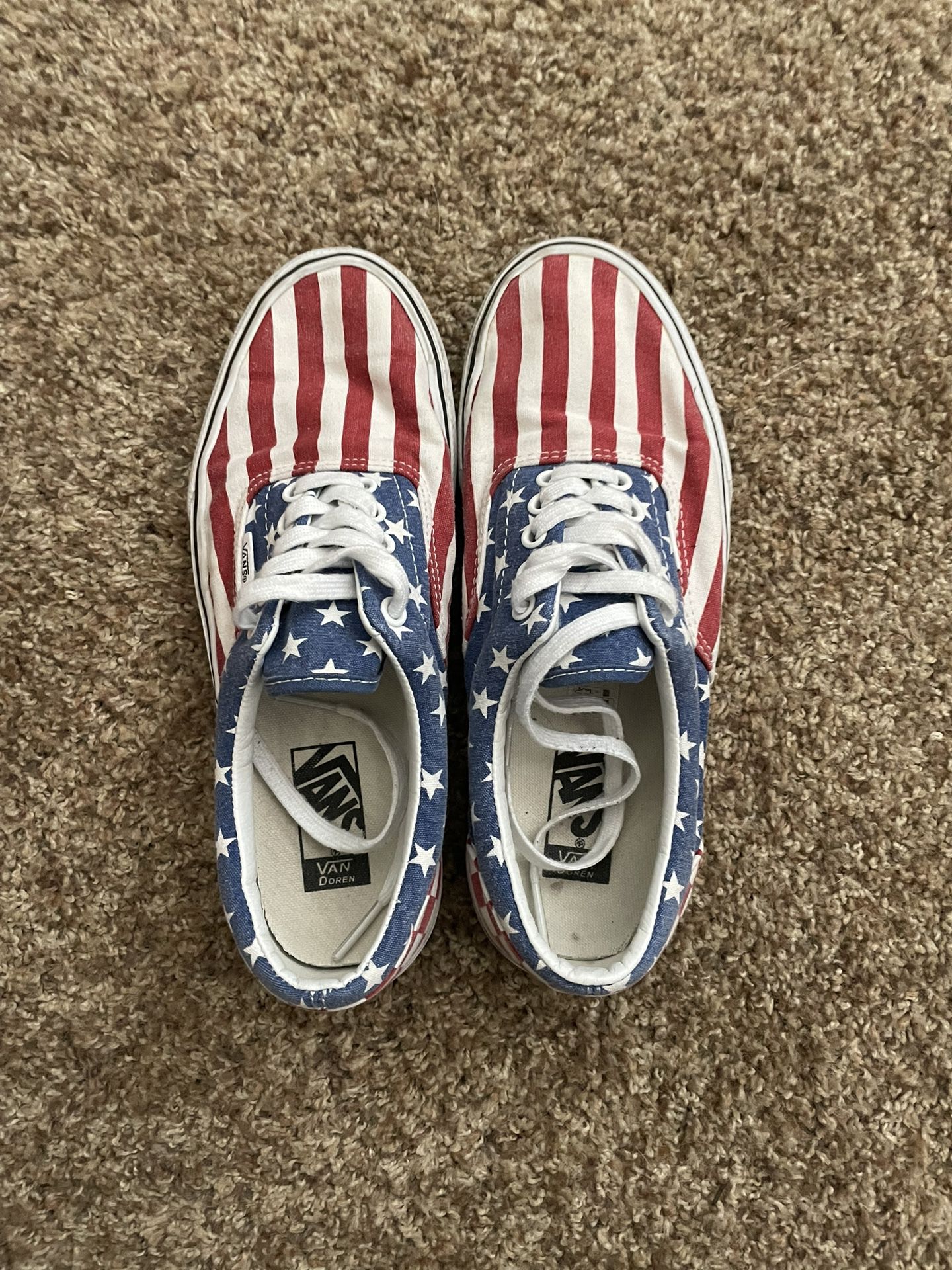 American Flag Vans 🇺🇸
